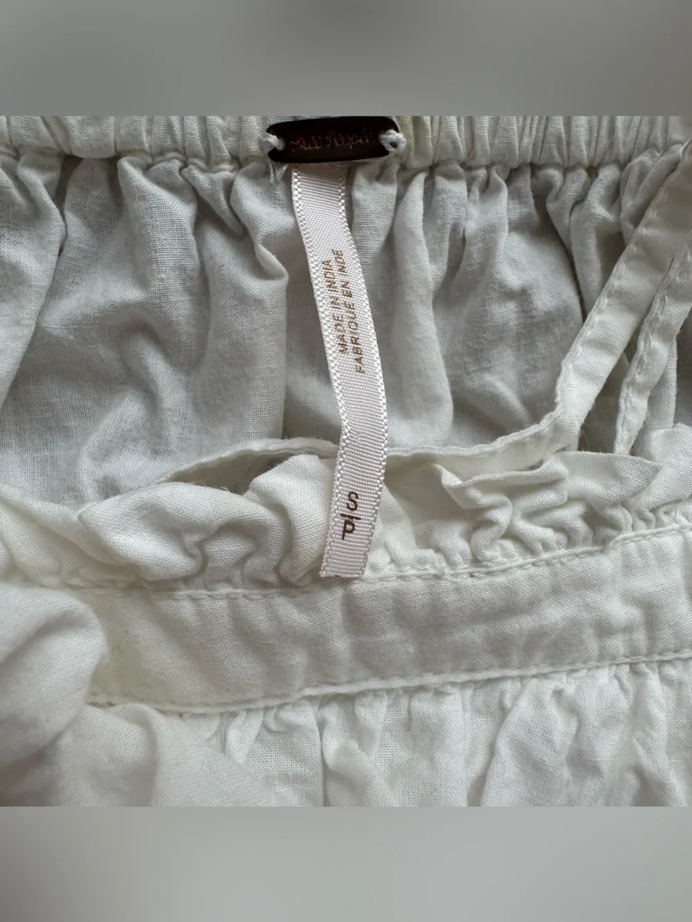 Free People Tie-Side Sleeveless Crop Top - Picture 2 of 3